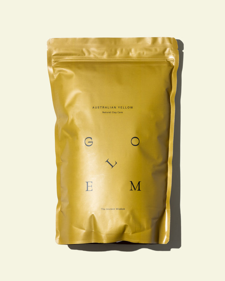 完璧わいふによる Australian Yellow Clay – GOLEM パック・フェイスマスク